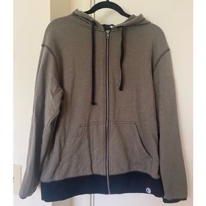 Quick Flip Green and Black Hoodie